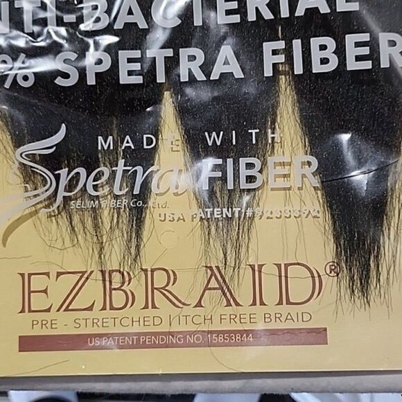 EZBRAID 4X Pre-Stretched Braiding Hair – 26” – Black to Blonde Ombre – New - Picture 5 of 8